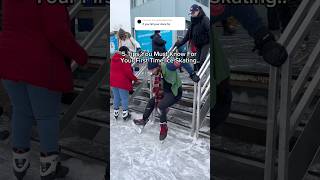 Beginner Ice Skater Tips 😱🥶 iceskating tips holidays shorts [upl. by Allisan413]