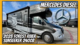 Travel in Style and Comfort  2023 Forest River Sunseeker 2400B Mercedes Diesel Motorhome [upl. by Eniamzaj]