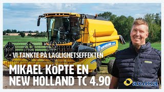 quotAlla maskiner borde vara så härquot  Mikael berättar om sin New Holland TC 490 [upl. by Secrest]