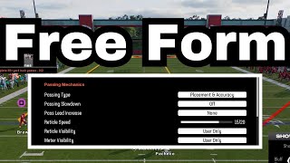 The BEST Free Form Settings In Madden 25 [upl. by Aker]