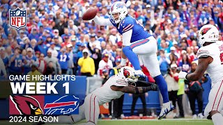 Arizona Cardinals vs Buffalo Bills  NFL 2024 Week 1 Game Highlights [upl. by Sivek]