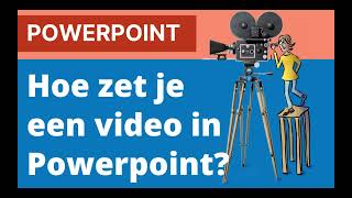 Hoe zet je een video op een PowerPointslide [upl. by Chic390]