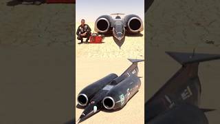 Thrust SSC Fastest Car in the World Reaching 1228 kmh in Black Rock Desert facts shorts [upl. by Yelraf]