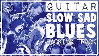 Slow Sad Blues Backing Track in C Minor [upl. by Clementine]