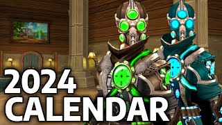 AQ3D 2024 ChronoSlayer amp Hunter Calendar Set [upl. by Yvehc]