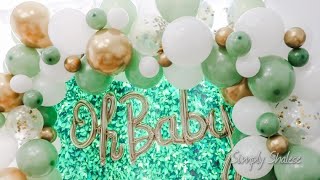 DIY How to Make the Perfect Balloon Arch  Quick and Easy  With Strip [upl. by Gisele312]