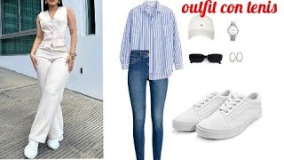 outfit con tenis para mujer 2024modafashion facts [upl. by Scarrow812]