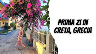 GRECIA 2022  O cazare pe malul marii in Creta si primele impresii  VLOG DE CALATORIE [upl. by Kokaras452]