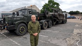 Brooklands Working Vehicles Day  Scammell Contractor Transporter Unit [upl. by Lathrope]