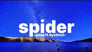 Gims Ft Dystinct  Spider Paroles Lyrics [upl. by Ecar602]