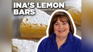 Ina Gartens Lemon Bars  Barefoot Contessa  Food Network [upl. by Woermer]