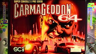 Carmageddon 64  Nintendo 64 Super Console X Pro 128gb [upl. by Rind632]