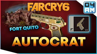 The Autocrat  Fort Quito Unique Pistol Weapon Location in Far Cry 6 [upl. by Aikemot]