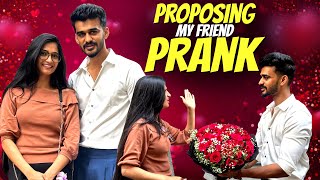 Proposing my Friend Prank  Family Reaction 😂  Samsameerinsta [upl. by Sib]