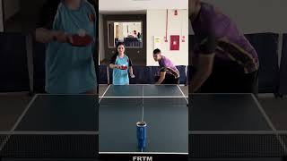 Acerte o alvo 🎯 Classista vs Classineta🏓 viralvideos desafio tenisdemesa challenge superação [upl. by Noelani]