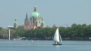 STADT HANNOVER  MASCHSEE  Rundgang [upl. by Xymenes]