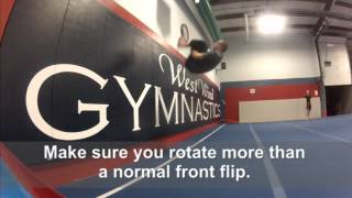 Inward Wall Frontflip Tutorial [upl. by Rim]