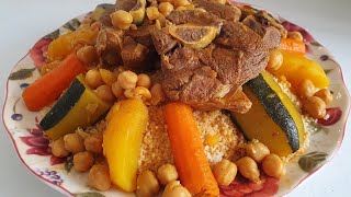 Couscous traditionnel 👌🏻😋un vrai régal 🥰 [upl. by Courtnay]