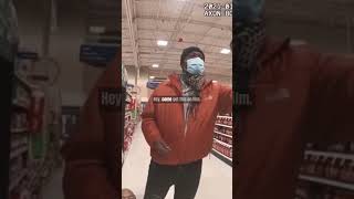 Black man stopped for shoplifting while White man is shoplifting Subscribe please [upl. by Perpetua]