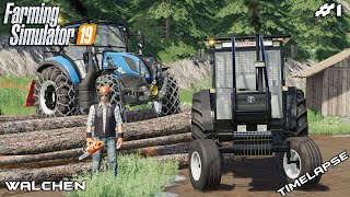 Extreme winching trees w ChataModding  Forestry Walchen 2K20  Farming Simulator 19  Episode 1 [upl. by Lilah357]