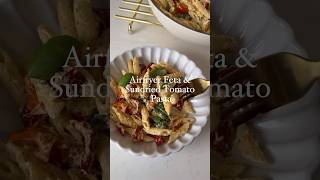 Air Fryer Feta amp Sundried Tomato Pasta 🍅 viral airfryer recipe pasta feta shorts [upl. by Aelam493]