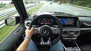 The New Mercedes AMG G63 G Class Test Drive [upl. by Heshum223]