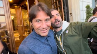 Tifosi pazzi di Conte guardate cosa succede fuori al suo hotel 🥹💙 [upl. by Engleman266]