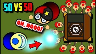 NEW GAMEMODE TROLLING Survivio Rushing The Enemy Crate 50 vs 50 Update Gameplay amp Highlights [upl. by Nylarahs]