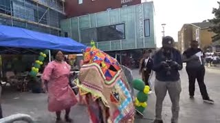 NIGERIAN MASQUERADES ARRESTED crowd IN LONDON HACKNEY CARNIVAL [upl. by Hasty]