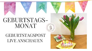 So viel Geburtstagspost 😍 wollen wir gemeinsam rein schauen Live Karten anschauen inspiration [upl. by Netsirhk198]