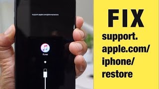 iPhone 876S65s Stuck supportapplecomiphonerestore FREE to Exit [upl. by Guthrey]