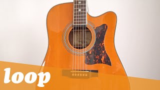 Epiphone DR500MCE Masterbilt Natural  LOOP Music Shop [upl. by Arima409]