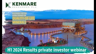 Kenmare Resources HY24 Investor Webinar August 2024 [upl. by Adnaerb730]