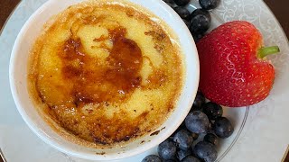 How to make an easy Crème Brûlée no torch needed [upl. by Norb362]