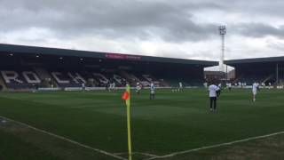 Sandy Lane Terrace  Rochdale FC SpotlandCrown Oil Arena Sat 1 April 2017 [upl. by Eibrik12]