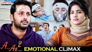 A Aa 2 Movie Emotional Climax Scene  A Aa 2 Movie Scenes  Nithiin Megha Akash  Aditya Movies [upl. by Johnathan]