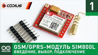 GSMGPRSмодуль SIM800L 1  как выбрать подключение введение в ATкоманды [upl. by Idac]