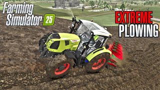 FS25 EXTREME PLOWING [upl. by Onimod]