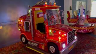 ITALRESINA Fire Truck Kiddie Ride [upl. by Nelrah60]