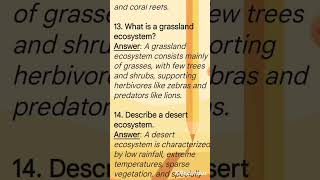 Ecosystem  Questions related to ecosystem biology science [upl. by Ahseila]