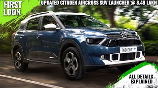 2024 Citroen C3 Aircross SUV Launched  Price From 849 Lakh  Explained All Spec Features And More [upl. by Sylvie753]