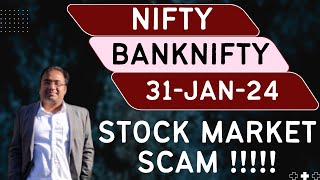 Nifty Prediction and Bank Nifty Analysis for Wednesday  31 January 24  Bank NIFTY Tomorrow [upl. by Esirahc]