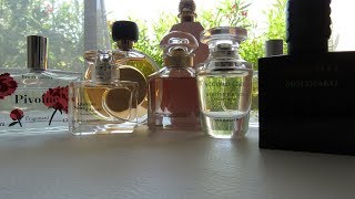 Novos Perfumes da coleçao Guerlain Molinard Fragonard Yves Rocher Madonna [upl. by Chadabe]