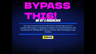 COME SBANNARSI DA FORTNITE I HOW TO BYPASS VPN KICK FORTNITE [upl. by Sink]