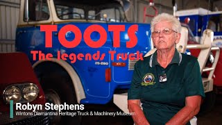 Toots Holzheimer  First Female Truckie Winton Diamantina Heritage Truck and Machinery Museum [upl. by Akemor]