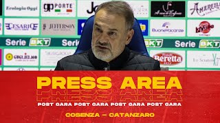 PRESS AREA  VIVARINI NEL DOPO GARA DI COSENZACATANZARO🎙️ [upl. by Lettig]