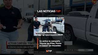 Campaña quotPonte las Pilas Ponte el Cascoquot  Las Noticias TVP [upl. by Pellet]