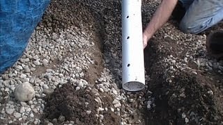 How To Install Perforated Pipe French Drain for Do It Yourself Job [upl. by Maidie]