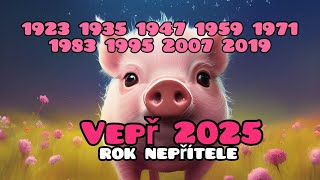 Vepř predikce 2025 výkladkaret [upl. by Pauly]