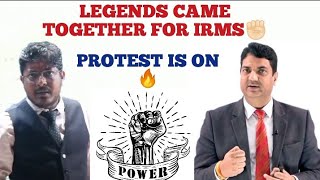 IRMS PROTEST IS ON FAST MODE DHANDE SIR CALLS FOR SUPPORT FROM MADE EASYDHANDE SIRIRMS PROTEST [upl. by Carolynn]